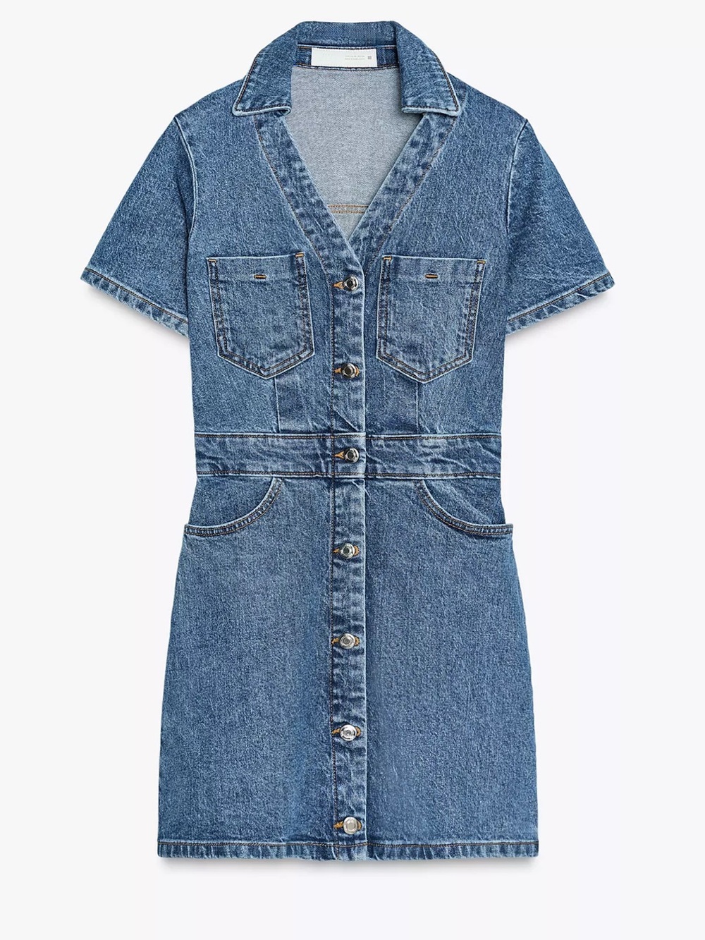 ZARA Mini Denim Dress